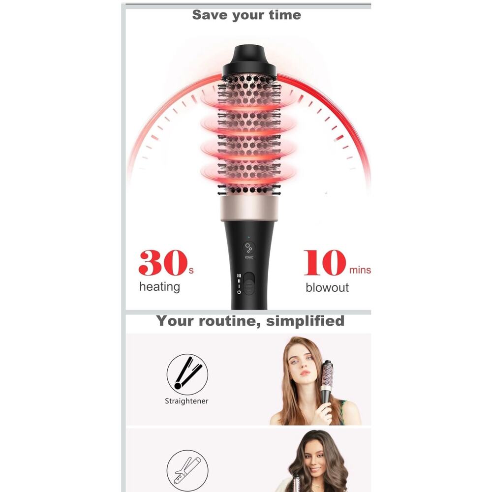 Disstar Ionic Thermal Brush,1.5 Inch,Volume Blowout Styling,Dual Voltage - Picture 3 of 7